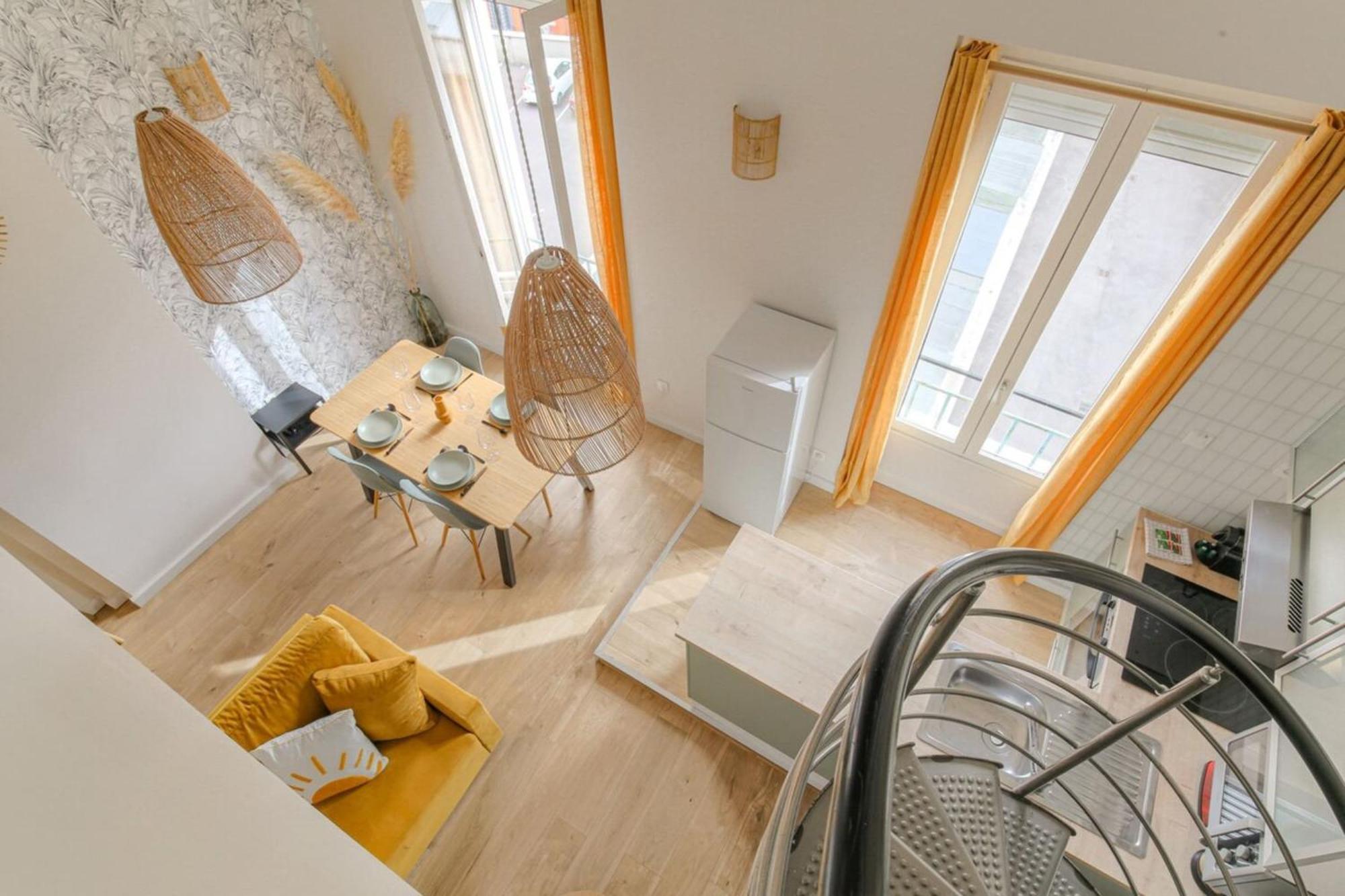 شقة Duplex Spacieux Et Design Proche La Part-Dieu ليون المظهر الخارجي الصورة